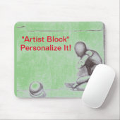 Künstler und Kreative fürchten den Block m Mousepad (Mit Mouse)