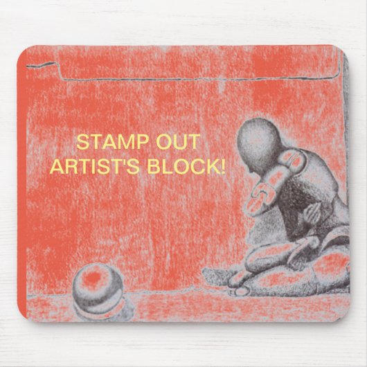 Künstler und Kreative fürchten den Block m Mousepad (Vorne)