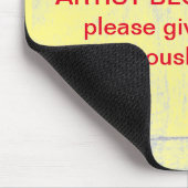 Künstler und Kreative fürchten den Block m Mousepad (Ecke)