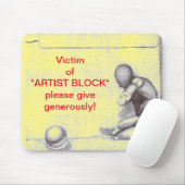 Künstler und Kreative fürchten den Block m Mousepad (Mit Mouse)