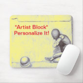 Künstler und Kreative fürchten den Block m Mousepad (Mit Mouse)