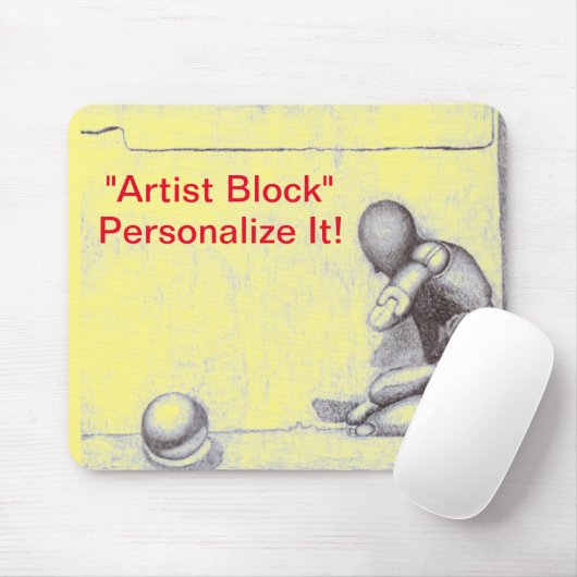 Künstler und Kreative fürchten den Block m Mousepad (Mit Mouse)