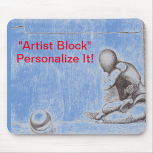 Künstler und Kreative fürchten den Block m Mousepad
