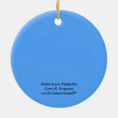 KÜNSTLER VERLIESS FOOTPRINTS KERAMIK ORNAMENT (Hinten)