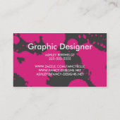 Künstler Visitenkarte (Rückseite)