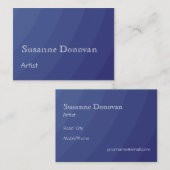 Künstler Visitenkarte (Vorne/Hinten)