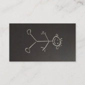 Künstler Visitenkarte (Rückseite)