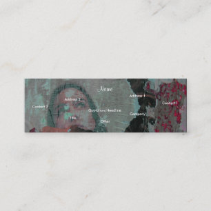 Künstler-Visitenkarte - kundengerecht Mini Visitenkarte