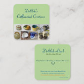 Künstler-Visitenkarte Quadratische Visitenkarte (Vorne/Hinten)