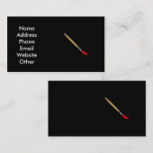 Künstler-Visitenkarte Visitenkarte (Vorne/Hinten)