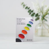 Künstler-Visitenkarten Visitenkarte (Stehend Vorderseite)