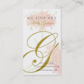 Künstler-Visitenkarten Visitenkarte (Rückseite)