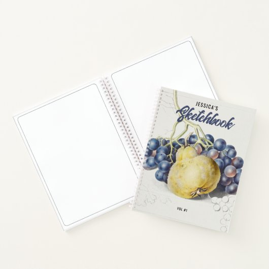 Künstler Zeichnete Still Life Sketchbook Individue Notizblock (Innenseite)