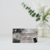 Künstlerarbeitsplatz Visitenkarte (Stehend Vorderseite)