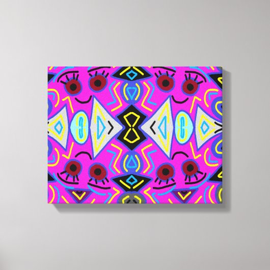 Künstleraugen Leinwanddruck (Vorderseite)