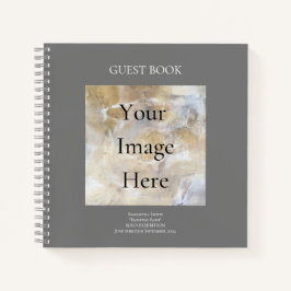 Künstlerausstellung Gästebuch Notizblock