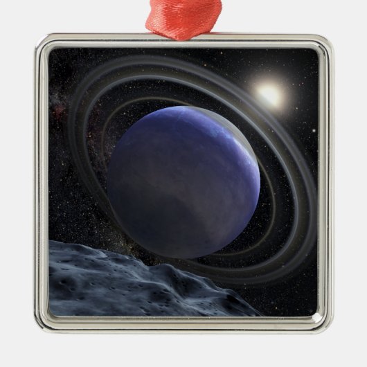 Künstlerbild Silbernes Ornament (Vorne)