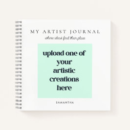 Künstlerblattskizze hinzufügen notizblock