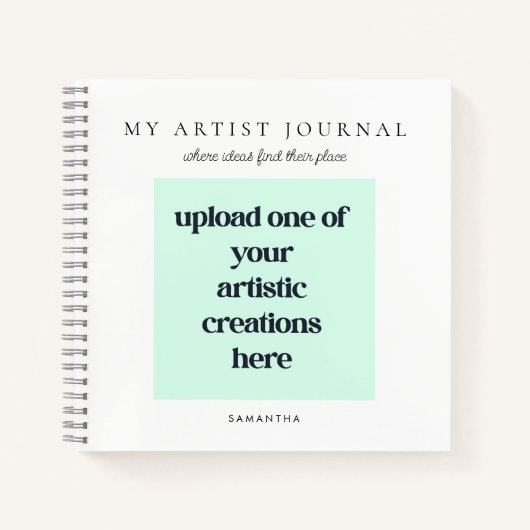 Künstlerblattskizze hinzufügen notizblock (Vorderseite)