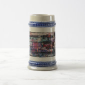 Künstlerbodenmalerei Bierglas (Mittel)
