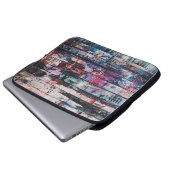 Künstlerbodenmalerei Laptopschutzhülle (Vorne Knopf)