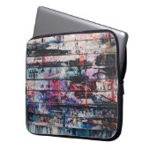 Künstlerbodenmalerei Laptopschutzhülle (Vorderseite Links)