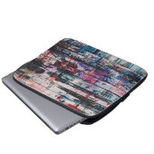 Künstlerbodenmalerei Laptopschutzhülle (Vorne Knopf)