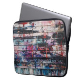 Künstlerbodenmalerei Laptopschutzhülle (Vorderseite Links)
