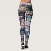 Künstlerbodenmalerei Leggings (Rückseite)
