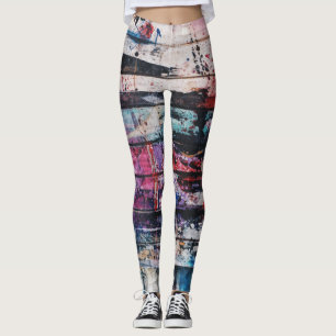 Künstlerbodenmalerei Leggings