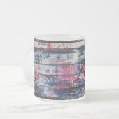 Künstlerbodenmalerei Mattglastasse (Vorderseite Links)