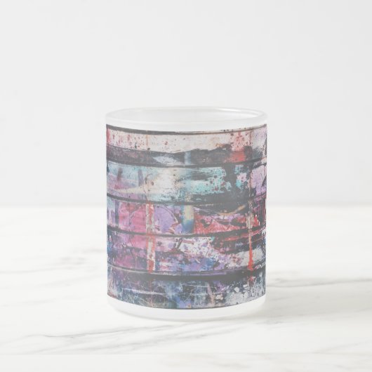 Künstlerbodenmalerei Mattglastasse (Mittel)