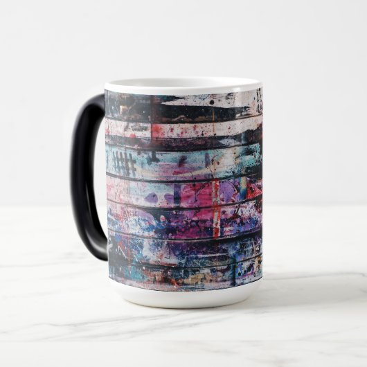 Künstlerbodenmalerei Verwandlungstasse (Vorderseite Links)