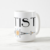 Künstlerdekorationslinie Kaffeetasse (VorderseiteRechts)