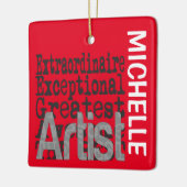 Künstlerextraordinaire CUSTOM Keramikornament (Links)