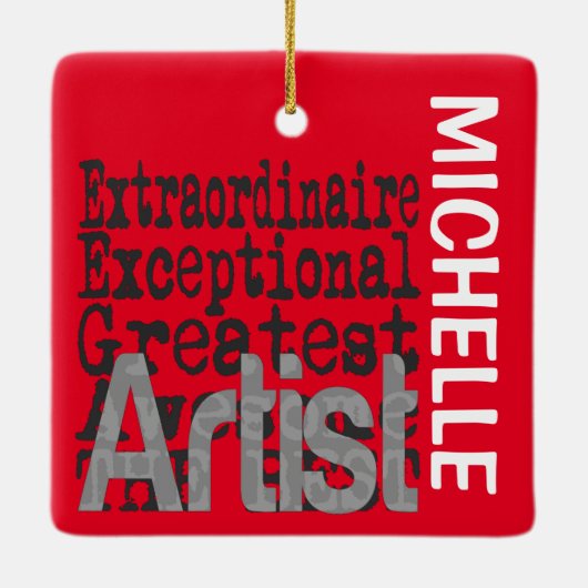Künstlerextraordinaire CUSTOM Keramikornament (Rückseite)