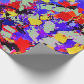 Künstlerfarbe Abstrakt Geschenkpapier (Ecke)