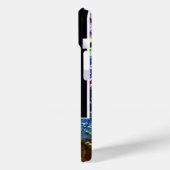 KÜNSTLERFARBE PALETTE, BRUSHEN, MONOGRAMM Black Case-Mate iPhone Hülle (Rückseite / Links)