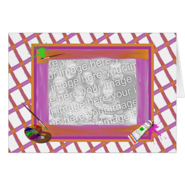 Künstlerfarben und Farbpalettenvorlage (Vorderseite (Horizontal))