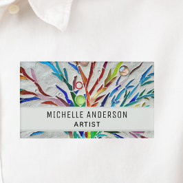 Künstlerfarbigkeit Namenschild