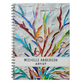 Künstlerfarbigkeit Notizblock (Vorderseite)