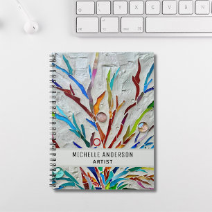 Künstlerfarbigkeit Notizblock