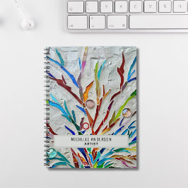 Künstlerfarbigkeit Notizblock