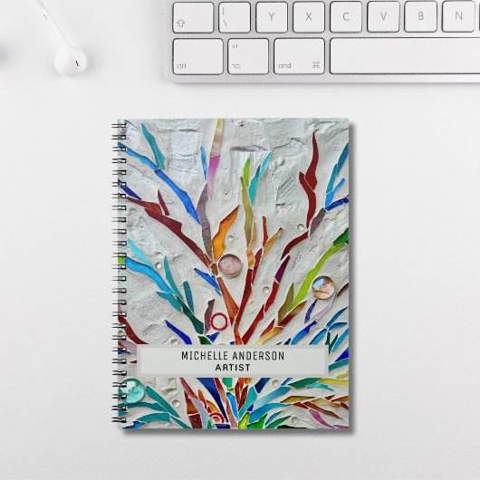 Künstlerfarbigkeit Notizblock