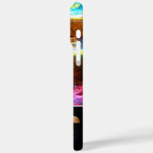 KÜNSTLERFARBPALETTE UND BRUSCHEN, schwarz Case-Mate iPhone Hülle (Rückseite / Links)