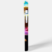 KÜNSTLERFARBPALETTE UND BRUSCHEN, schwarz Case-Mate iPhone Hülle (Rückseite / Links)