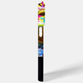 KÜNSTLERFARBPALETTE UND BRUSCHEN, schwarz Case-Mate iPhone Hülle (Rückseite / Rechts)