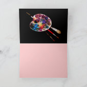 KÜNSTLERFARBPALETTE UND BRUSHEN KARTE (Innenseite)