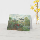 Künstlergarten Renoir Impressionist Malerei Karte (Gelbe Blume)