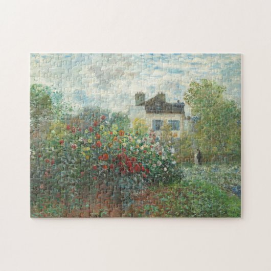 Künstlergarten Renoir Impressionist Malerei Puzzle (Horizontal)